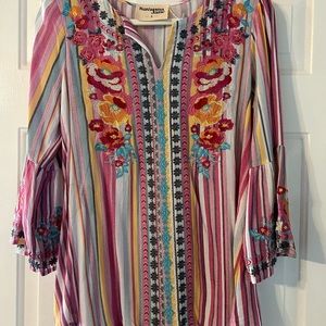 Embroidered women’s top by Savanna Jane.
